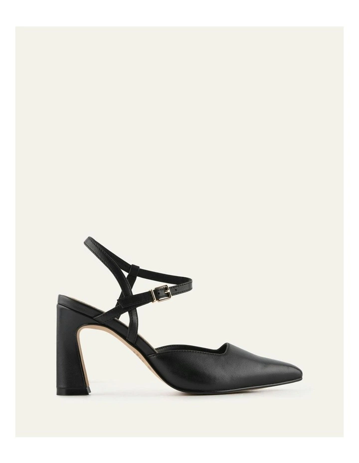 Dawn High Heels in Black Leather image 1