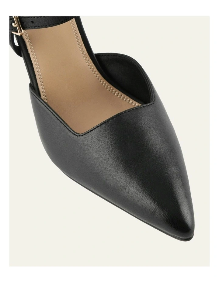 Dawn High Heels in Black Leather image 3