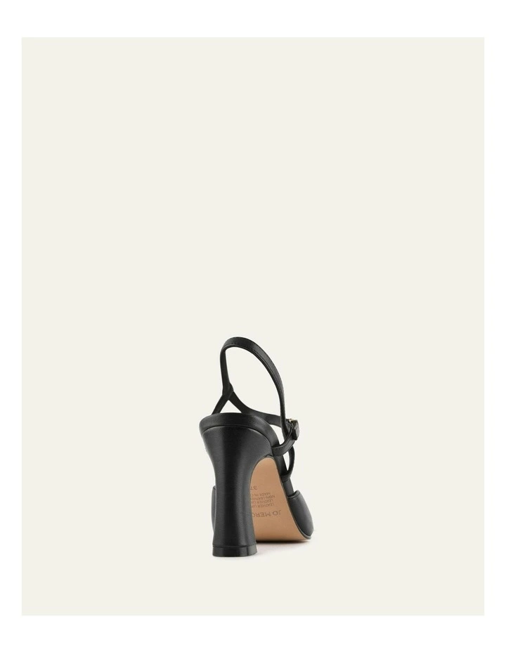Dawn High Heels in Black Leather image 4