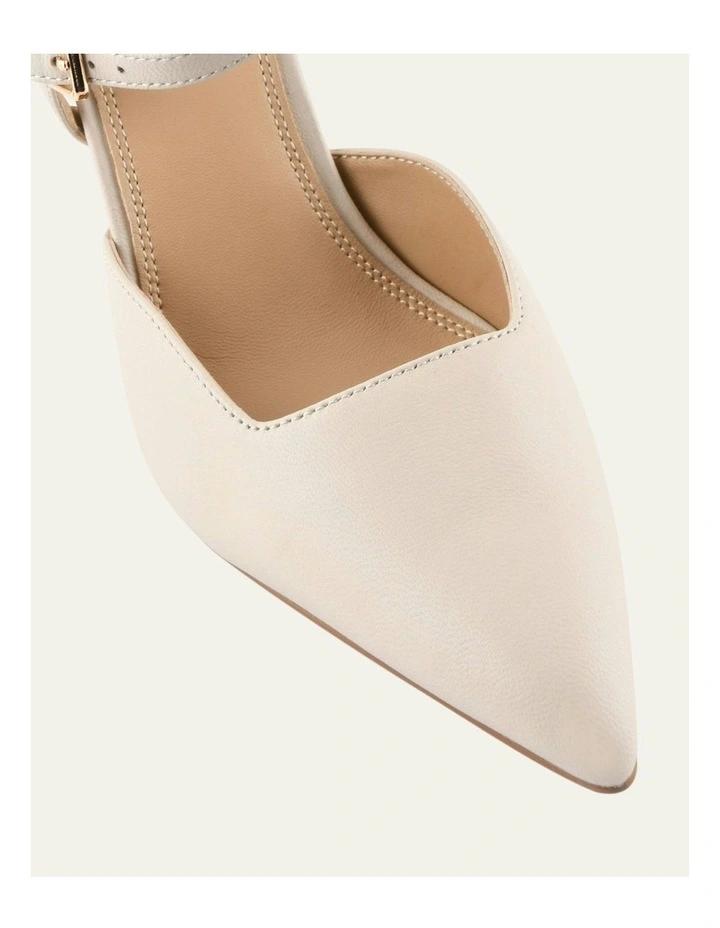 Dawn High Heels in Off White Leather image 3