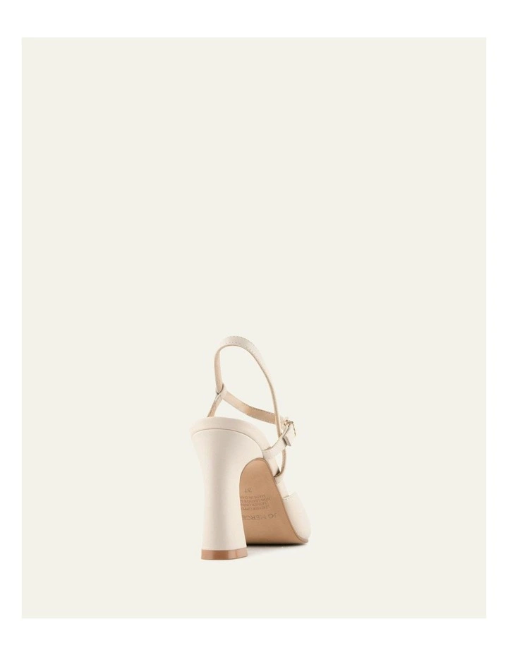 Dawn High Heels in Off White Leather image 4