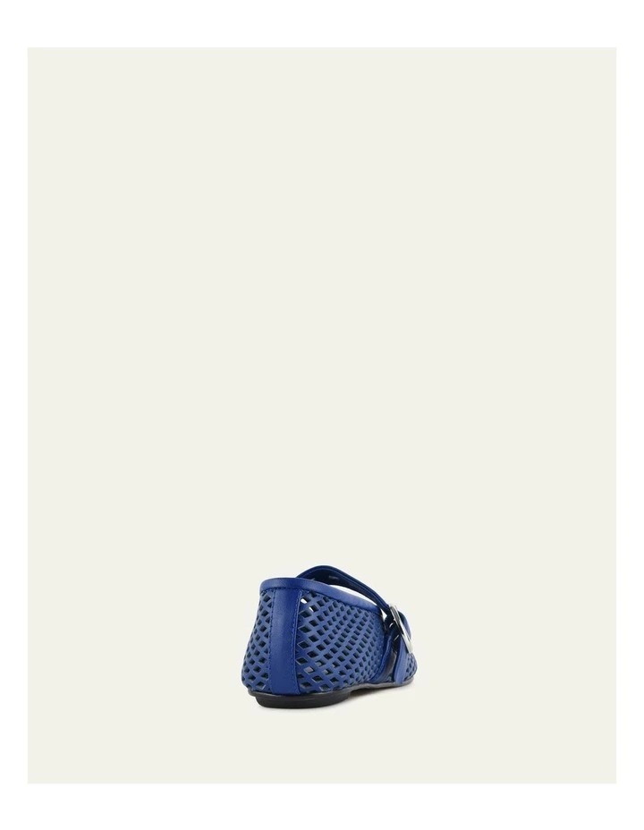 Ginger Flats Ballet in Cobalt Leather image 5
