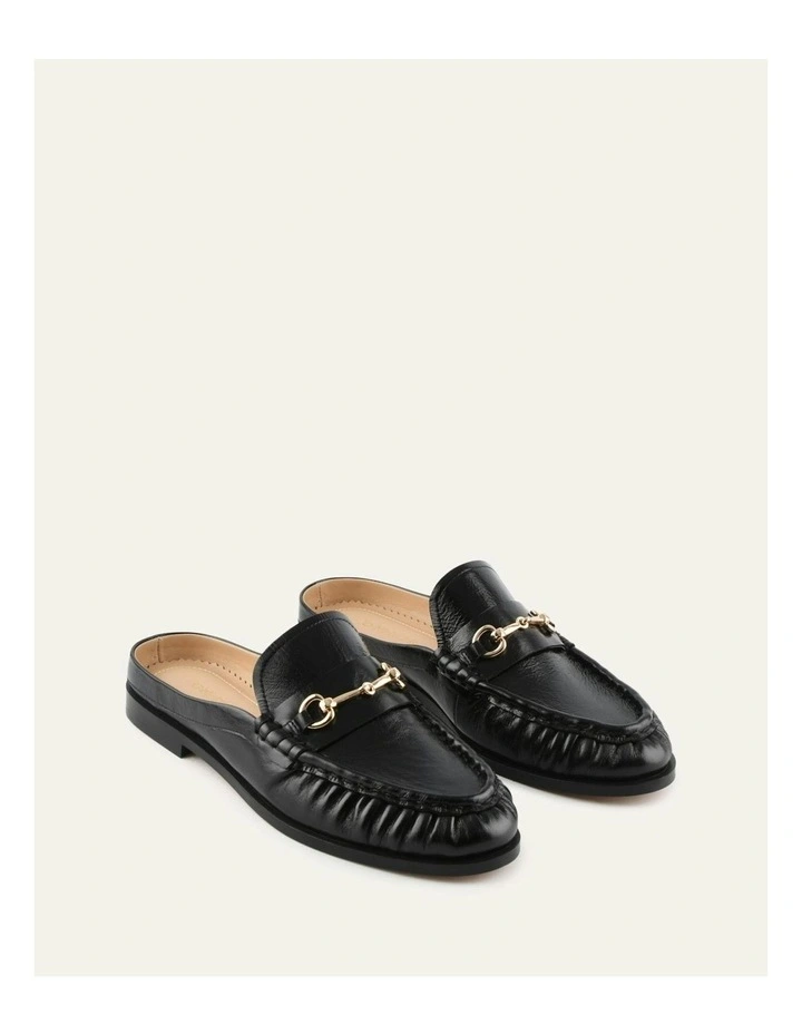Maggie Loafers in Black Leather image 2