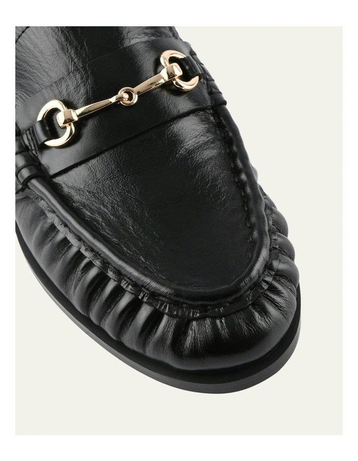Maggie Loafers in Black Leather image 3