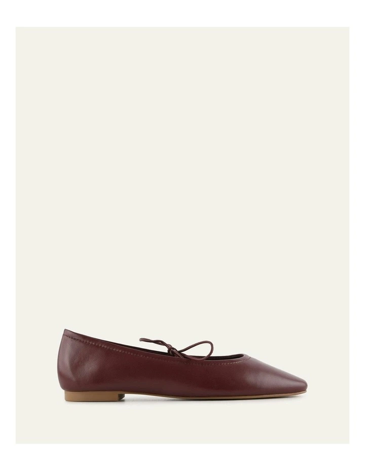 Petal Leather Casual Flats in Mulberry image 1