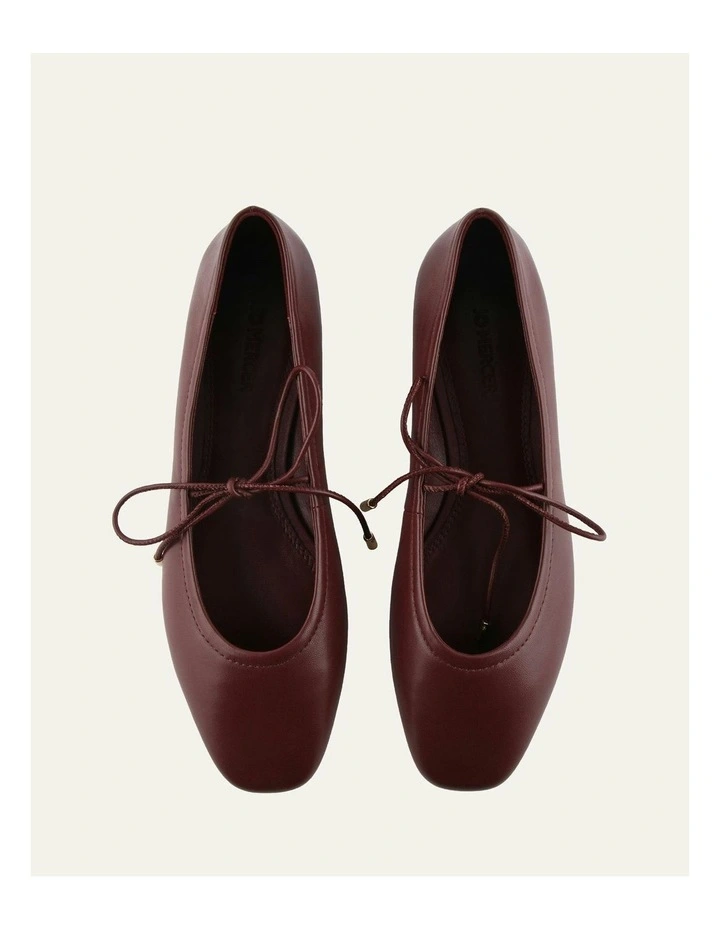 Petal Leather Casual Flats in Mulberry image 5