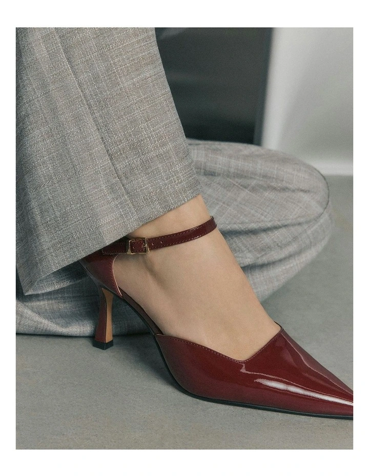 Axel High Heels in Mulberry Patent image 6