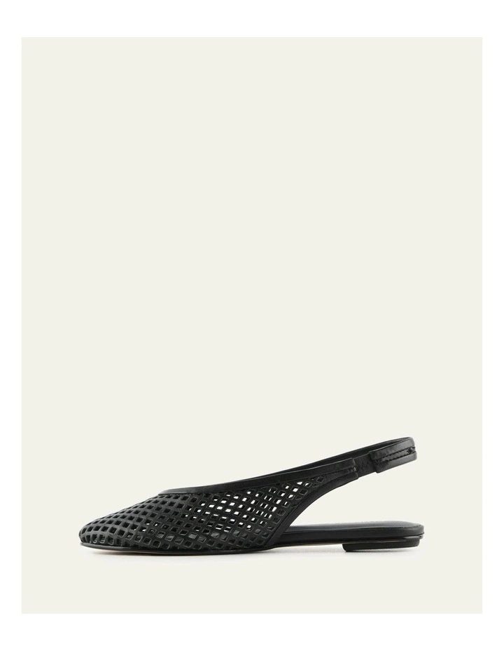 Ginko Casual Flats in Black Leather image 6