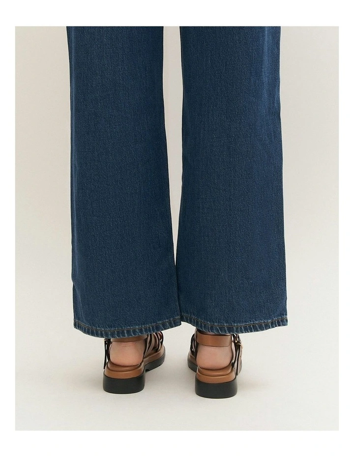 Tommy Flat Sandals Tuscan in Tan Leather image 7