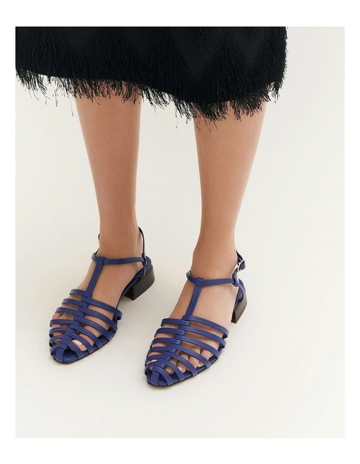 Nancy Dress Flats in Cobalt image 1