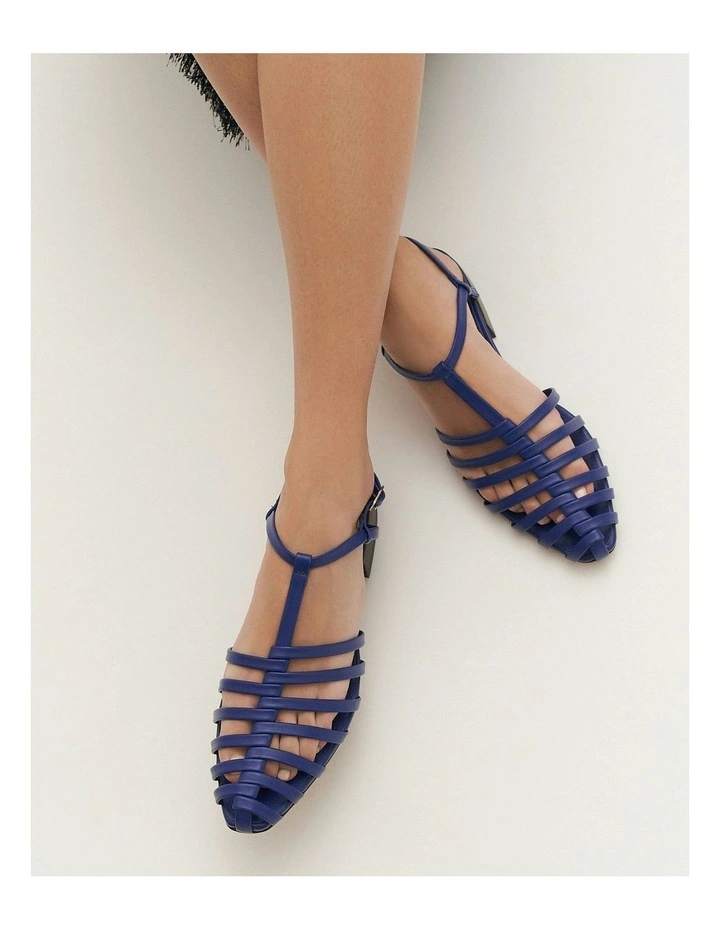 Nancy Dress Flats in Cobalt image 3