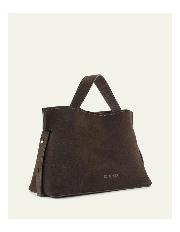 Mishi Crossbody Bag in Bitter Choc Suede image 6