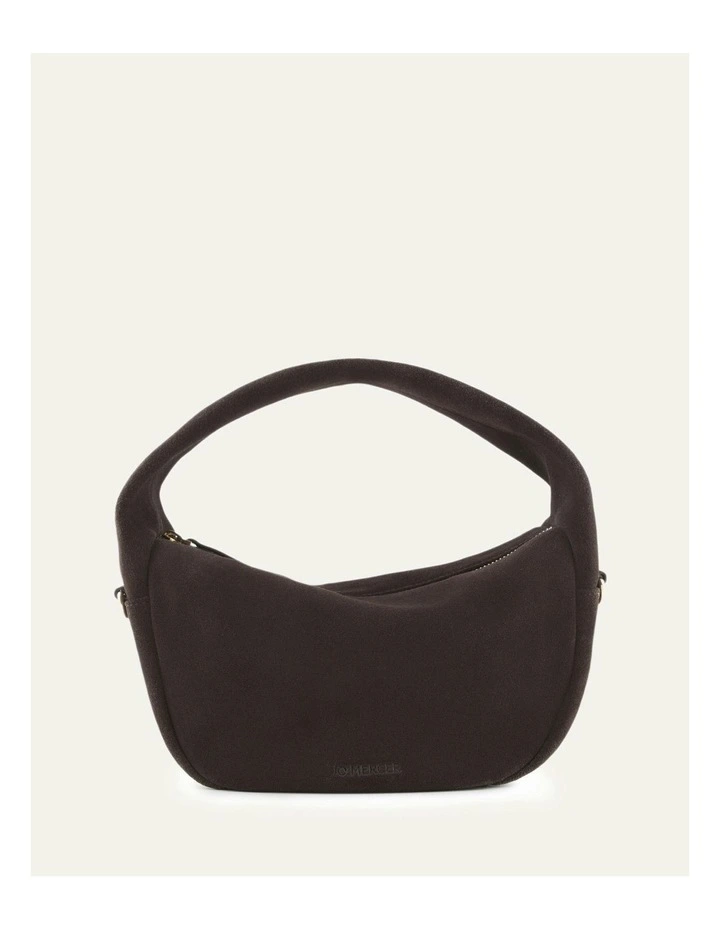 Molly Crossbody Bag in Bitter Choc Suede image 1
