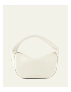 Molly Crossbody Bag in Off White Leather