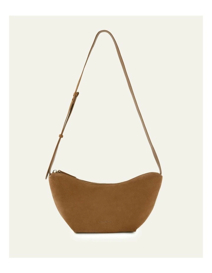 Fleet Crossbody Bag in Biscuit Suede image 6