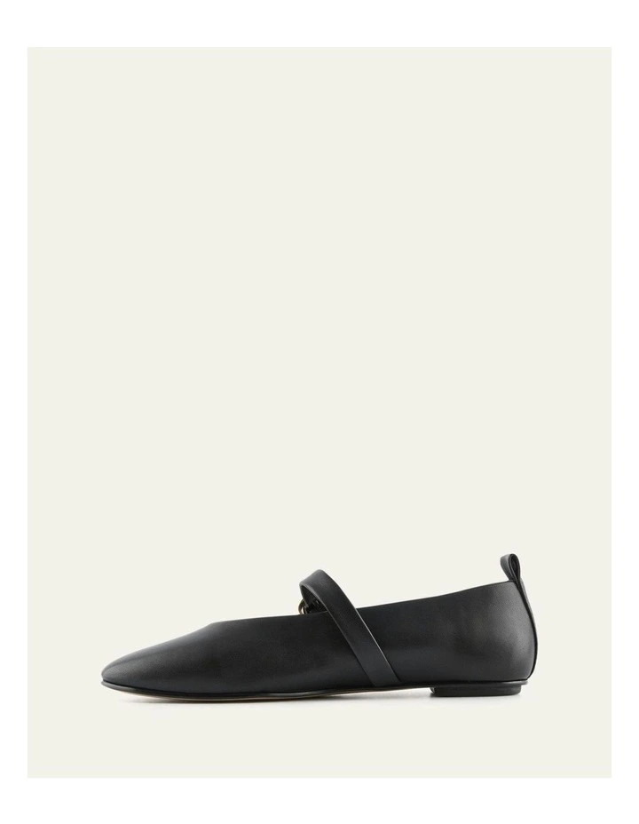 Valley Ballet Flats in Black image 6