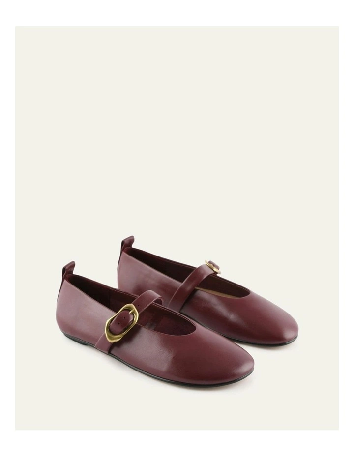 Valley Ballet Flats in Mulberry image 3