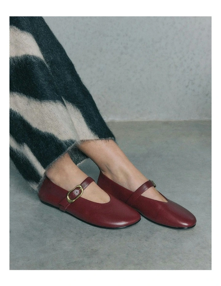 Valley Ballet Flats in Mulberry image 7