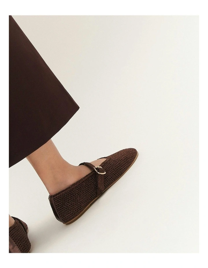 Georgie Ballet Flats in Bronze image 4