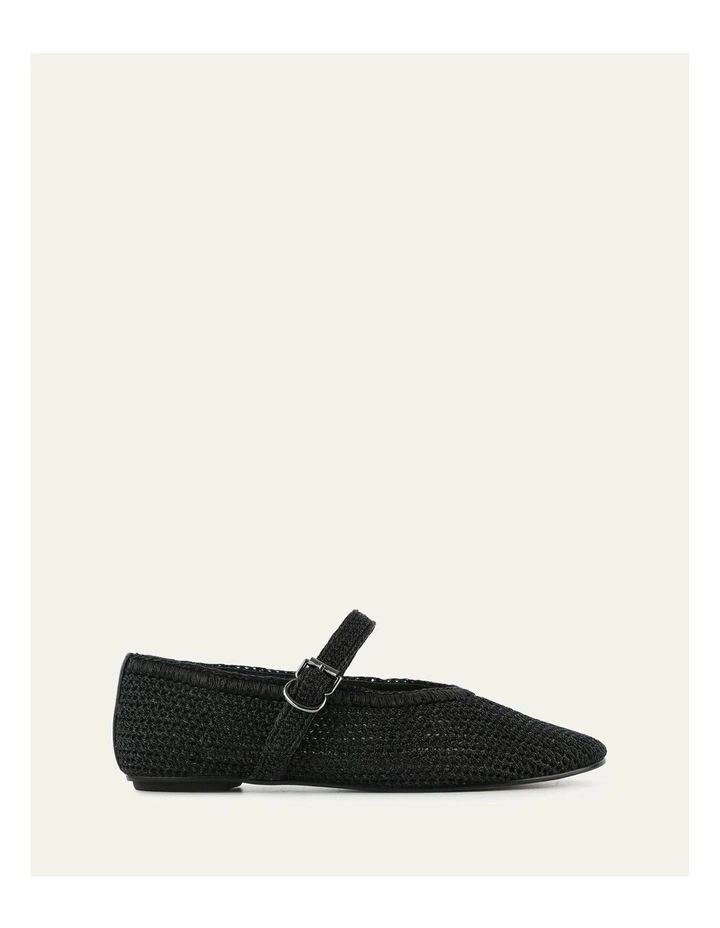 Georgie Ballet Flats in Black image 1