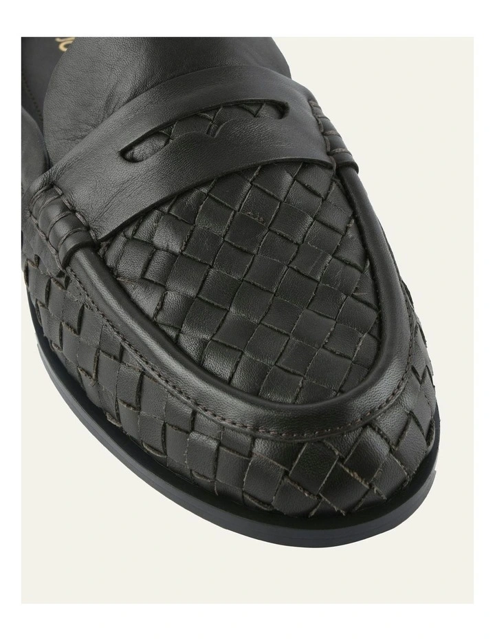 Moira Loafers in Bitter Choc Leather image 4