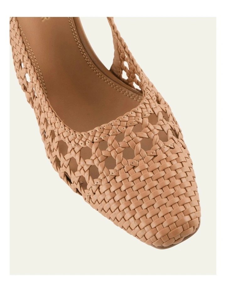 Oscar Mid Heels in Toffee Leather image 4