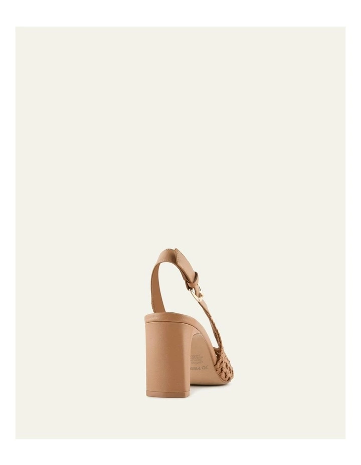 Oscar Mid Heels in Toffee Leather image 5