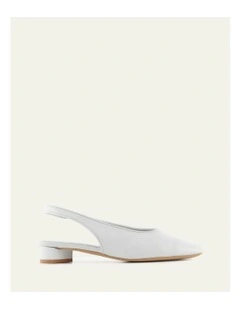 Orbit Low Heels in Dusk Blue Leather