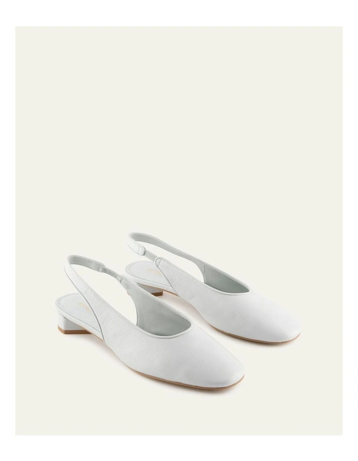 Orbit Low Heels in Dusk Blue Leather image 3