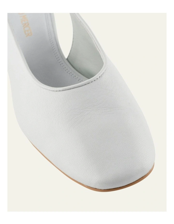 Orbit Low Heels in Dusk Blue Leather image 4