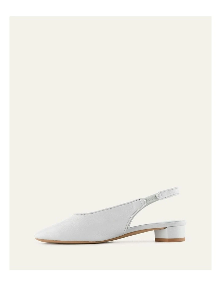 Orbit Low Heels in Dusk Blue Leather image 6