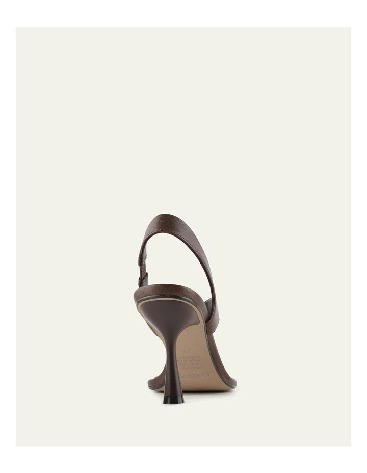 Shade Leather High Heel Sandals in Pecan image 5