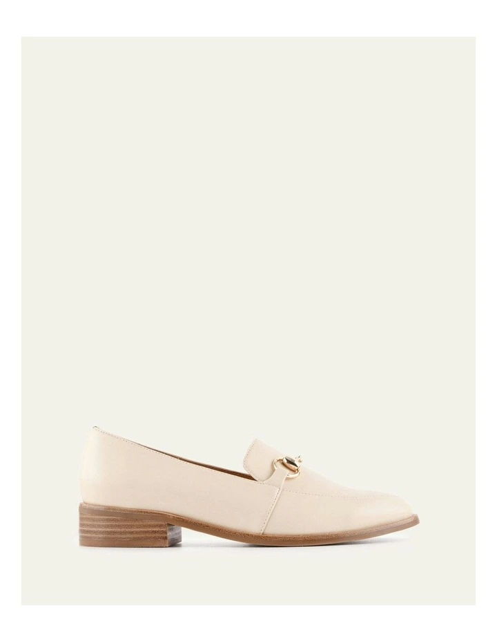 Rowan Leather Loafers in Cream image 1