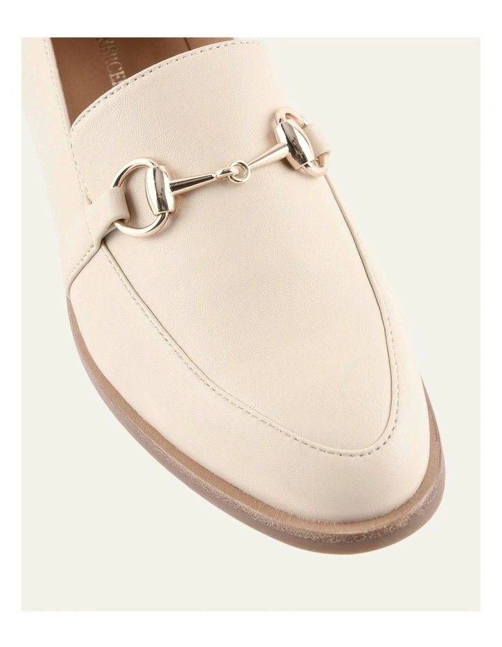 Rowan Leather Loafers in Cream image 2