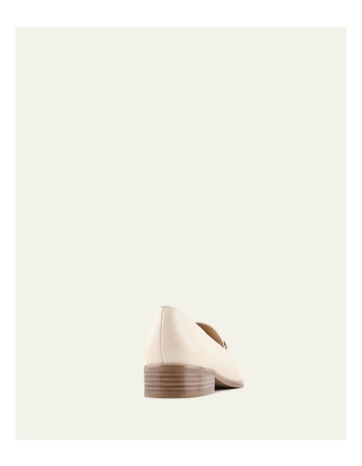 Rowan Leather Loafers in Cream image 3