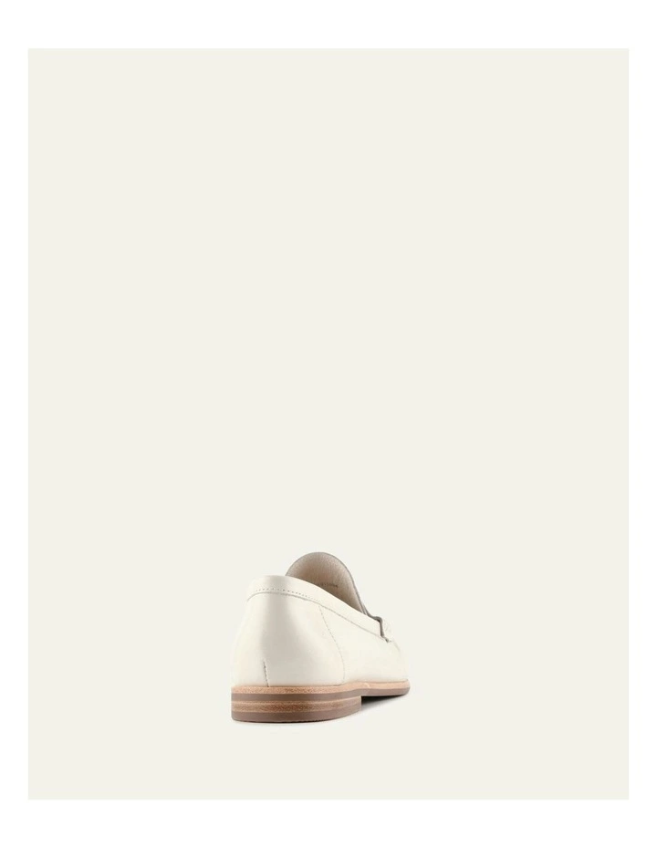 Myrtle Leather Loafers in Off White image 5