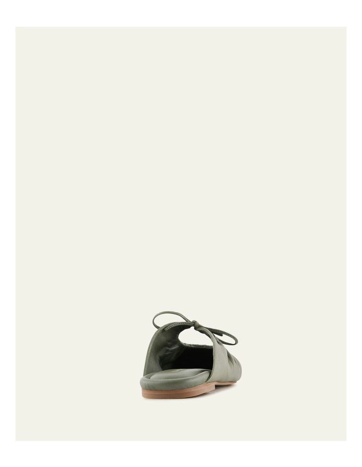 Keva Leather Casual Flats in Sage image 5