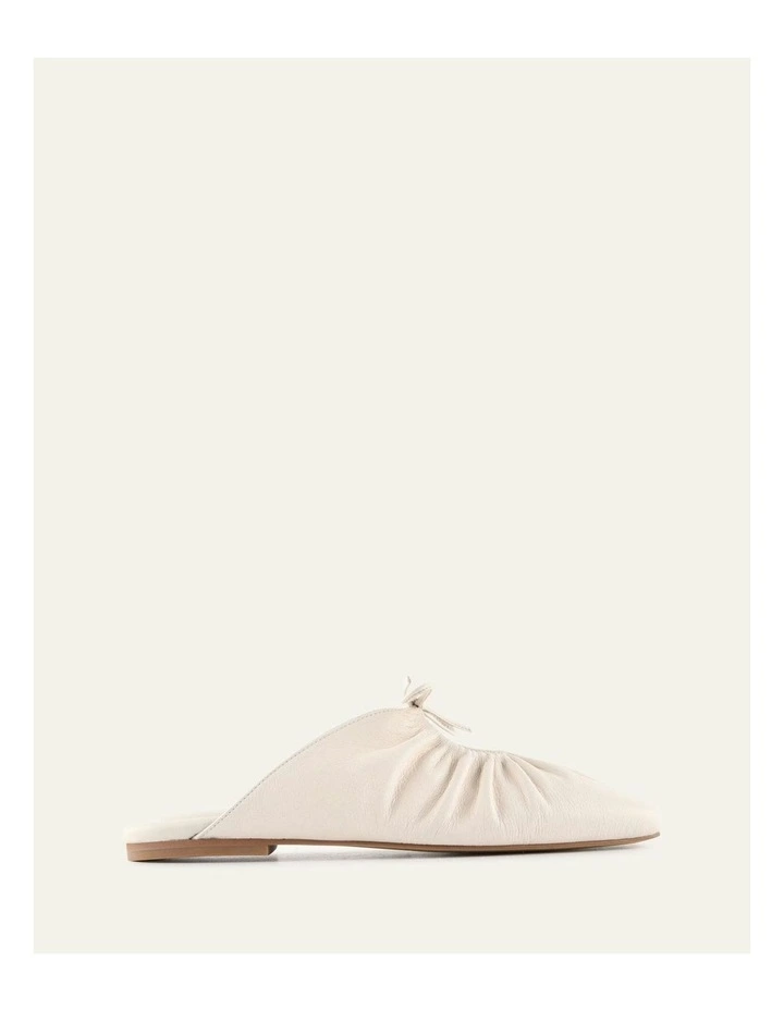 Keva Casual Flats in Off White Leather image 1