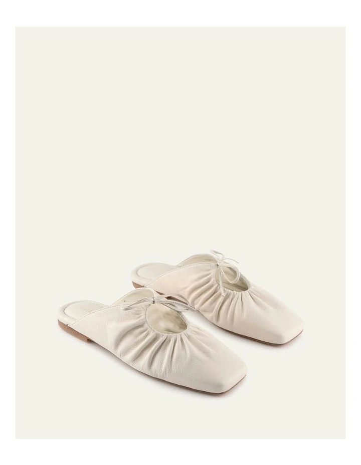 Keva Casual Flats in Off White Leather image 3