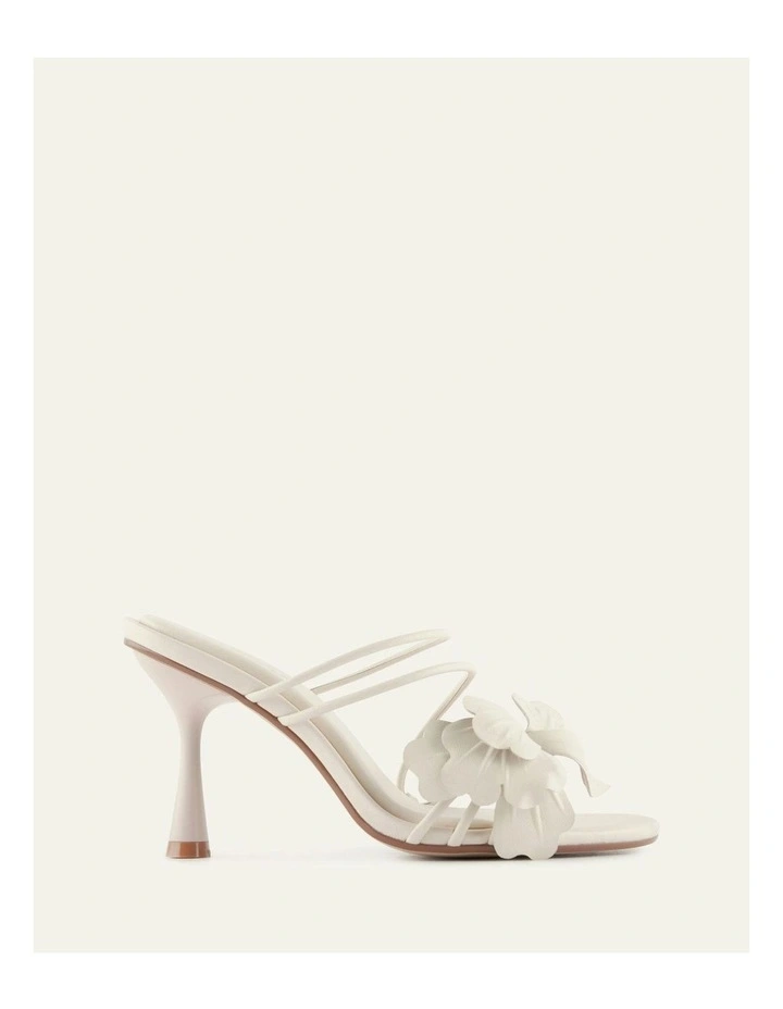 Solar High Heel Sandals in Vanilla Leather image 1