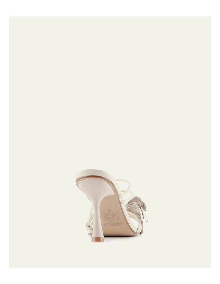 Solar High Heel Sandals in Vanilla Leather image 5