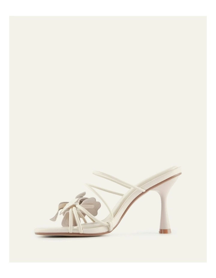 Solar High Heel Sandals in Vanilla Leather image 6