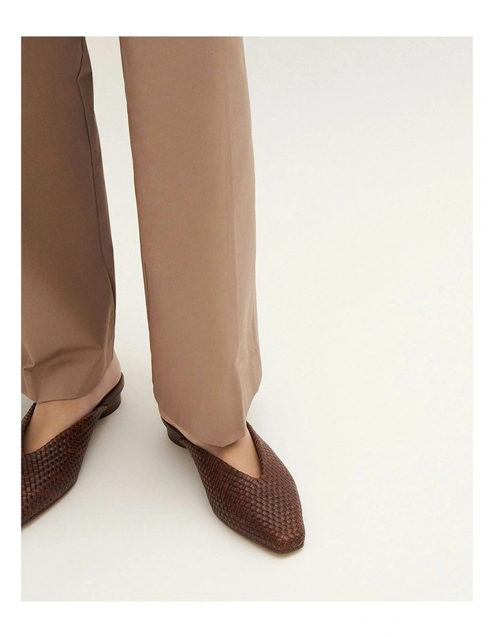 Lena Dress Flats in Pecan Leather image 2