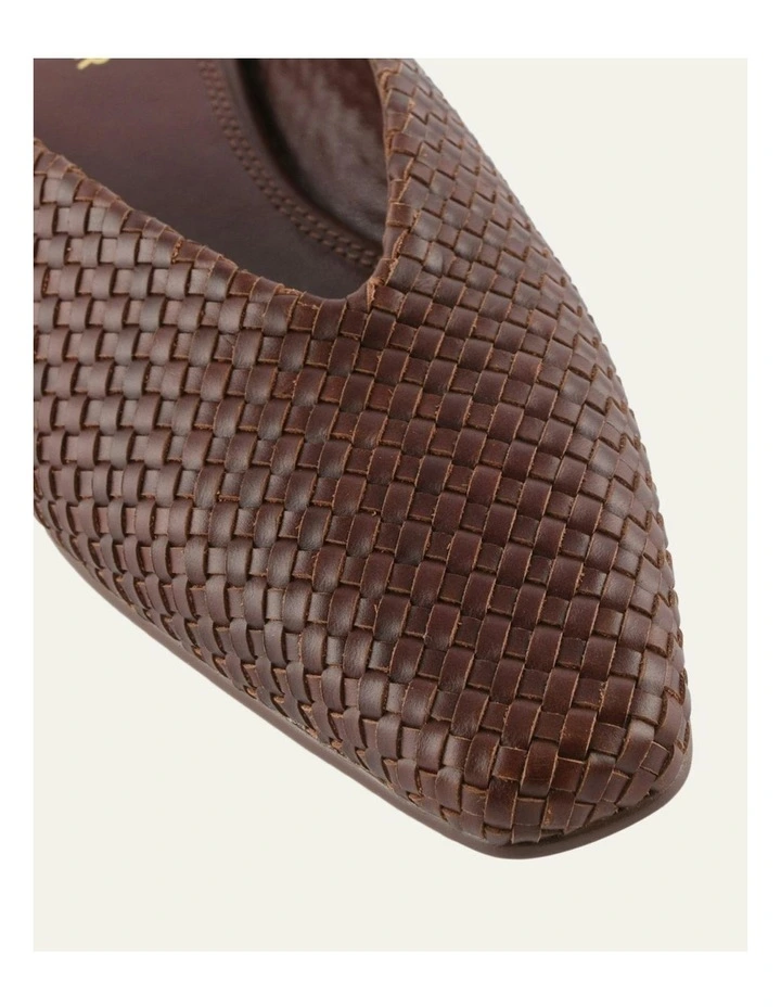 Lena Dress Flats in Pecan Leather image 4