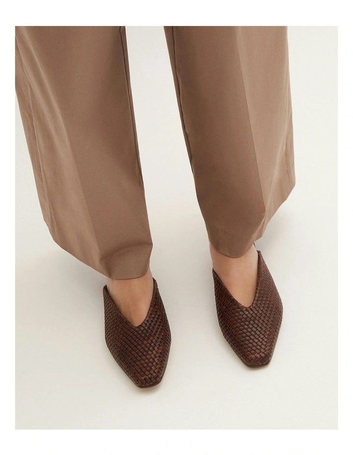 Lena Dress Flats in Pecan Leather image 7