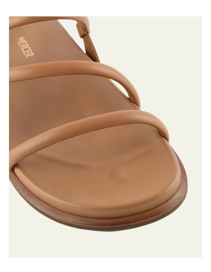 Halo Flat Sandals Tuscan in Tan Leather image 4