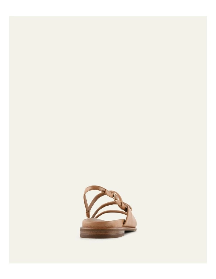 Halo Flat Sandals Tuscan in Tan Leather image 5