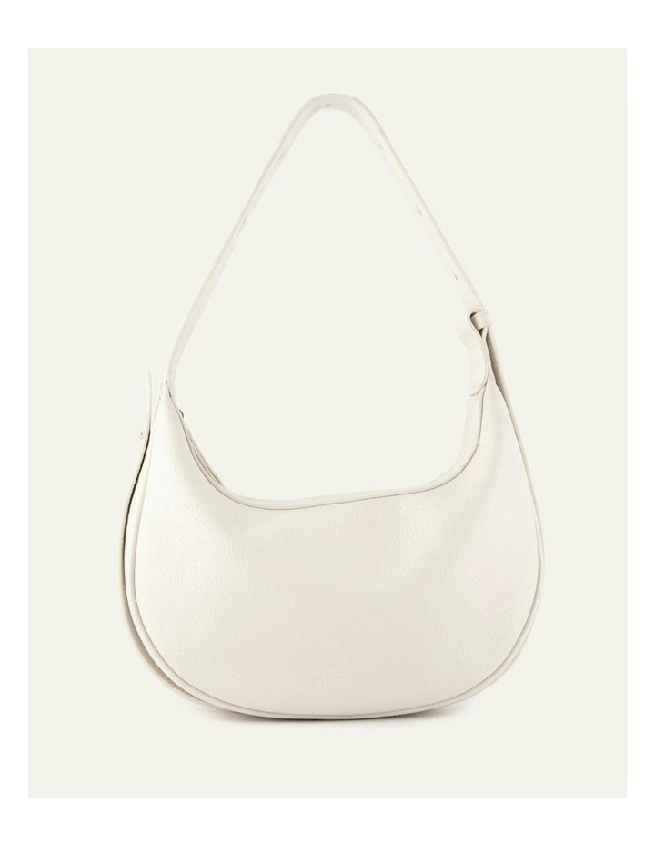 Taya Shoulder Bag in Off White Leather image 1