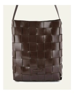 Haze Tote Bag in Bitter Choc Leather