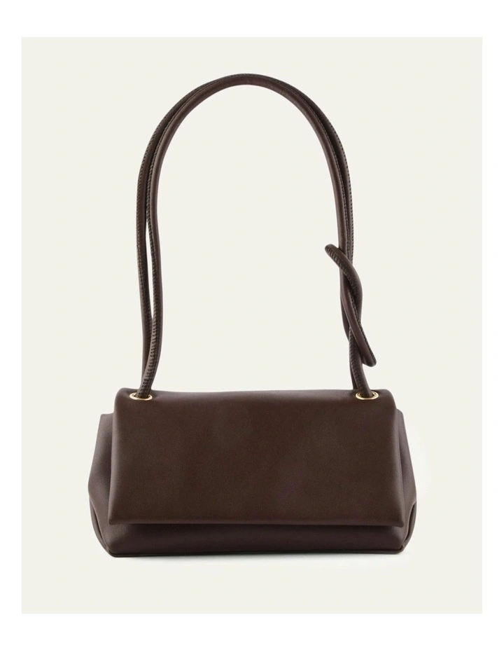Orchid Shoulder Bag in Bitter Choc Leather image 1